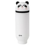 Estojo Estampado de Silicone BRW Retrátil Fofo em Formato de Panda ou Gatinho
