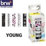 Kit 5 Fita Washi Tape BRW 15mm x 5 Metros