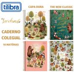 Caderno Colegial Tilibra Loveland Capa Dura Urso Fofo  - 10 ou 1 Matéria