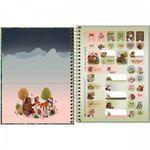 Caderno Colegial Tilibra Loveland Capa Dura Urso Fofo  - 10 ou 1 Matéria