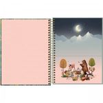 Caderno Colegial Tilibra Loveland Capa Dura Urso Fofo  - 10 ou 1 Matéria