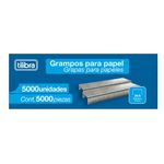 Grampo Galvanizado Tilibra 26/6 - 5000 ou 1000 unidades