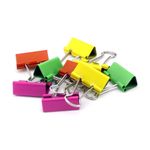Binder Clips BRW Prendedor de Papel Colorido 32mm - Kit ou unidade
