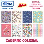 Caderno Colegial Capa Dura Tilibra D+ Feminino - 10 ou 1 Matéria