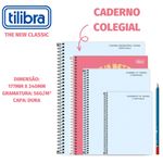 Caderno Colegial Capa Dura Tilibra D+ Feminino - 10 ou 1 Matéria