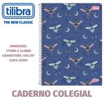 Caderno Colegial Capa Dura Tilibra D+ Feminino - 10 ou 1 Matéria