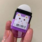 Borracha + Apontador BRW Zoo 2 em 1 - Gatinho, Panda, Porquinho, Tigre