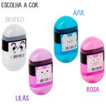 Borracha + Apontador BRW Zoo 2 em 1 - Gatinho, Panda, Porquinho, Tigre