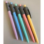 Kit Caneta Retrátil Compactor Vip Tom Pastel - Escrita Azul