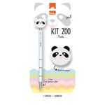 Kit Lapiseira + Borracha Fofa BRW Zoo 0.7mm - Panda e Porquinho