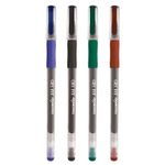 Kit Caneta Gel Jocar Office Fit Ponta Fina 0.6mm