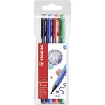 Kit 4 Caneta Stabilo PointMax - Tom Pastel - Color - Básicas