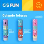 Cola em Bastão Cis Fun Fofa Pastel 13g - Coala, Ursinho, Porquinho - Kit ou Unidade