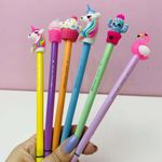 Caneta Fine Liner BRW Funny Ponta Ultra Fina - 0.4mm - Fofa: Cacto, Flamingo, Unicórnio