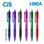 Caneta Cis Linea Retrátil Ponta Fina 0.7mm - Coloridas - Kit ou Unidade