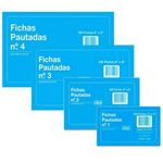 Fichas Pautadas Tilibra Branca 100 Folhas - N1, N2, N3 ou N4