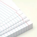 Fichas Pautadas Tilibra Branca 100 Folhas - N1, N2, N3 ou N4
