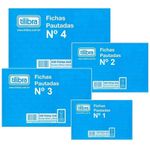 Fichas Pautadas Tilibra Branca 100 Folhas - N1, N2, N3 ou N4