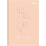 Caderno ou Caderneta Brochura Capa Dura Tilibra Happy Tons Pastel 1/4 ou Universitário - 48 ou 80 Folhas