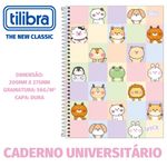 Caderno Universitário Spice Capa Dura Feminino - 20, 16, 12, 10 ou 1 Matéria