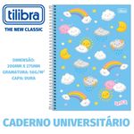 Caderno Universitário Spice Capa Dura Feminino - 20, 16, 12, 10 ou 1 Matéria