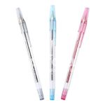 Caneta Pilot Glass Ponta Aço Inox Corpo Transparente Ponta Fina 0.7mm