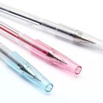 Caneta Pilot Glass Ponta Aço Inox Corpo Transparente Ponta Fina 0.7mm
