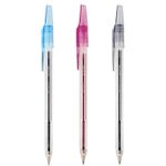 Caneta Pilot Glass Ponta Aço Inox Corpo Transparente Ponta Fina 0.7mm