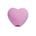 Borracha Ponteira BRW Love Coração Tom Pastel