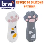 Estojo de Silicone BRW Formato Patinha de Gato Fofo