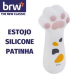 Estojo de Silicone BRW Formato Patinha de Gato Fofo