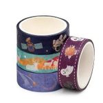 Washi Tape BRW Brilha no Escuro - Glow - Fita Adesiva Decorativa Fofa