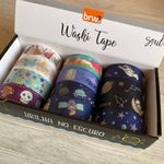 Washi Tape BRW Brilha no Escuro - Glow - Fita Adesiva Decorativa Fofa