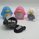 Apontador Fofo Tris Pinguino com Depósito em Formato de Pinguim