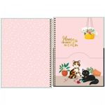 Caderno Universitário Tilibra Purrfect Cat - Gatinho Fofo - 10 Matérias