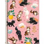 Caderno Universitário Tilibra Purrfect Cat - Gatinho Fofo - 10 Matérias