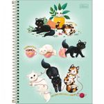 Caderno Universitário Tilibra Purrfect Cat - Gatinho Fofo - 10 Matérias