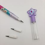 Lapiseira Cis Tik Tak Troca Pontas 2.0mm - Fofa Estrela Coração Unicórnio Cupcake