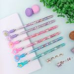 Lapiseira Cis Tik Tak Troca Pontas 2.0mm - Fofa Estrela Coração Unicórnio Cupcake