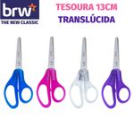 Tesoura BRW Translúcida Colorida Zoom