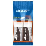 Kit Borracha Técnica Mercur Technik com Capa Protetora - Pouco Farelo