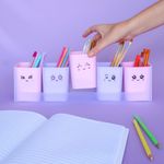 Kit Dello Doçura - 9, 5 ou 4 Porta Objetos e Canetas Tons Pastel