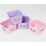 Kit Dello Doçura - 9, 5 ou 4 Porta Objetos e Canetas Tons Pastel
