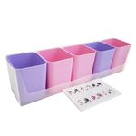Kit Dello Doçura - 9, 5 ou 4 Porta Objetos e Canetas Tons Pastel