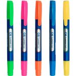 Kit Marca Texto Gel Cis Lumini Pastel e Neon - Não Mancha o Verso - Ideal para Bíblia e Vade Mecum