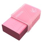 Borracha Mercur Neon TR Colorida com Capa Protetora Plástica Transparente