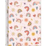 Caderno Universitário Capa Dura Feminino Tilibra D+ - 20, 16, 12, 10 ou 1 Matéria