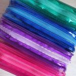 Estojo Transparente Colorido BRW - Rosa Lilás Azul Verde e Tutti Frutti