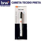 Caneta Marcadora para Tecido BRW - Cor Preta