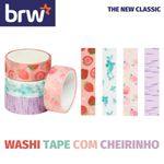 Fita Adesiva Washi Tape com Cheirinho BRW - 15mm x 3 Metros